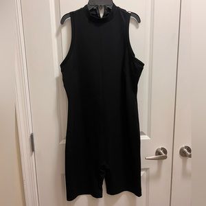 FOREVER21 HIGH NECK ZIPPER BACK JUMPSUIT/ROMPER